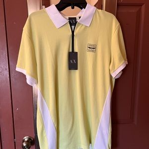 XL Faded Lime Armani Exchange Men’s Polo